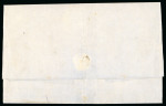 HAPAG 1875, 10c. used in Haiti, very fine horizontal pair on entire letter
