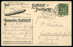 1924, "Amerika-Fahrt des LZ 126" mail dropped over