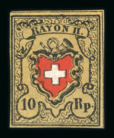 Das ungebrauchte Unikat - Rayon II mit vollständiger Kreuzeinfassung