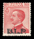 Stamp of Italy » B.L.P. Italy/BLP : 1922, Victor Emmanuel 60c carmine BLP lithographic