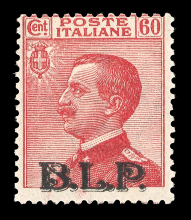 Stamp of Italy » B.L.P. Italy/BLP : 1922, Victor Emmanuel 60c carmine BLP lithographic
