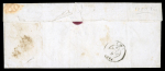 Stamp of France » Type Cérès de 1849-1850 1849 : Cérès 20c noir YT n° 3 sur lettre envoyée d'Avignon