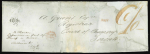 Stamp of Canada » Colony of Canada » Domestic Mail 1852 Stampless Large Envelope – Colborne to Toronto,