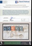 Stamp of Italian States » Sicily » 10 Grana » Covers Sicily 1859 10Gr (2), 5Gr and 2Gr outer letter sheet Marsala to Trieste