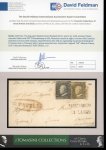 Stamp of Italian States » Sicily » 20 Grana » Covers 1859 (21.7) Large part folded entire franked 20 Gr. and 1 Gr. with unclear frame cancels, black oval PATTI handstamp at left, Messina transit at right, reverse with Cascina and blue Livorno date stamps, imperfections but