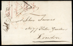 Stamp of British Empire General Collections and Lots Britsh Empire prestamp fleuron and double-arc cancels and Used Abroad