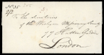 Stamp of British Empire General Collections and Lots Britsh Empire prestamp fleuron and double-arc cancels and Used Abroad