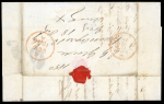 Stamp of Ireland » Ship Letters 1816-1850 Ship Letters: Attractive group of twelve covers or part covers, showing an array of Ship Letter markings, including red crowned SHIP LETTER/DUBLIN, 2-line strikes of the following DUBLIN/SHIP LETTER, DUBLIN/Shi