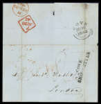 Stamp of Ireland » Ship Letters 1816-1850 Ship Letters: Attractive group of twelve covers or part covers, showing an array of Ship Letter markings, including red crowned SHIP LETTER/DUBLIN, 2-line strikes of the following DUBLIN/SHIP LETTER, DUBLIN/Shi