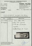 Stamp of Colonies françaises » St. Pierre et Miquelon 1941, type Attelage 25c bleu-vert variété surcharge