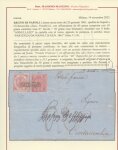 Stamp of Italian States » Naples Naples 1861 10gr and 50gr to Papal States