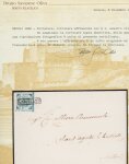Stamp of Italian States » Naples Naples 1860 1/2t Coat of Arms on part entire