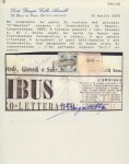 Stamp of Italian States » Naples 1860-61 1/2t Savoy Cross on part newspaper