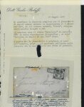 Stamp of Italian States » Naples 1860 25 Dec 1/2t Savoy Cross wrapper