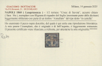 Stamp of Italian States » Naples ½ tornese blue 'Savoy Cross', with marginal watermark,