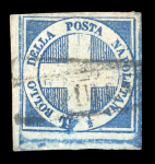 Stamp of Italian States » Naples 1/2t Savoy Cross forgery