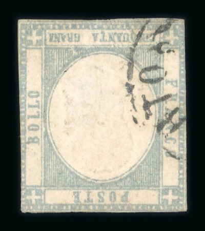 Stamp of Italian States » Naples Neapolitan Provinces 1861 50 grana pearl grey used
