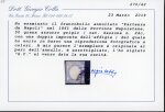 Stamp of Italian States » Naples Neapolitan Provinces 1861 50 grana greyish blue with double impression of the embossed effigy used