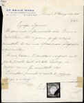 Stamp of Italian States » Naples Neapolitan Provinces 1861 50 grana greyish blue with double impression of the embossed effigy used