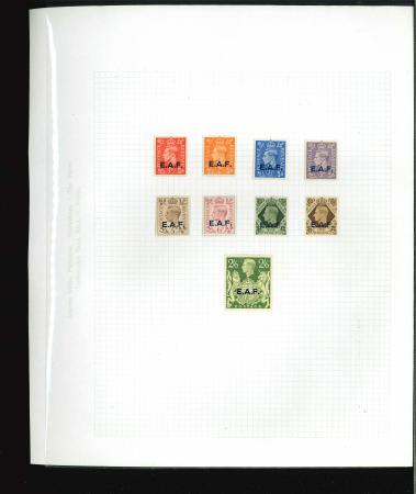 Stamp of British Empire General Collections and Lots 1909-1957 Overprint on Great Britain: Mint and used