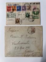 Stamp of British Occupation of Italian Colonies » Dodecanese British Occupation M.E.F. Rhodes Aegean Island covers