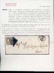 Stamp of Italian States » Romagna Romagna 1859 unique bisect cover