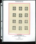 Stamp of Indian States » Nandgaon 1893-94 Composite Proof sheet with impression of the