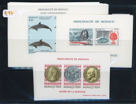 Stamp of Colonies françaises » Monaco 1988-1994, blocs-feuillets YT n° 56A (14), n° 66a (10)