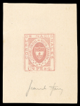 Stamp of Colombia Colombia 1861 issue group of seven SPERATI die proofs