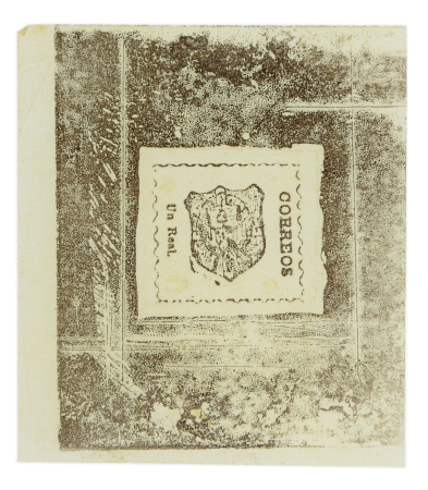 Stamp of Dominican Republic Dominican Republic 1865 First Issue 1r SPERATI forgery essay on pelure paper