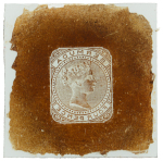 Stamp of Bermuda Bermuda 1883 Four pence 2 Sperati glass clichés, one normal and the other in negative