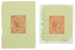 Stamp of British Honduras British Honduras 1882-1887 6 Pence and One Shilling 2 SPERATI forgery glass clichés