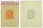 Stamp of Canada Canada 1859 Jacques Cartier 17c, SPERATI forgery group of five glass clichés