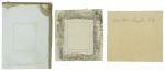 Stamp of St. Kitts-Nevis » Nevis Nevis Group of four SPERATI forgery items for his work on the perforations