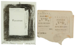 Stamp of Uganda Uganda 1896 5 Rupees SPERATI forgery group of four production elements