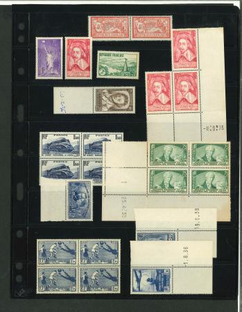 Stamp of France » Collections 1900-1941, joli petit lot uniquement composé de timbres