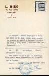 Stamp of Colonies françaises » Maroc 1893, taxe 5c et 10c avec surcharge timbre poste YT