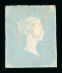 Stamp of Great Britain » 1840 1d Black and 1d Red plates 1a to 11 1841 1d pl. 9 BF red printing from ''black plate'' with four margins and fine strike of London "2" in MC