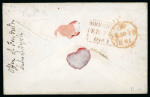 Stamp of Great Britain » 1840 1d Black and 1d Red plates 1a to 11 1841 1d CC pl. 10 MC red printing from ''black plate''
