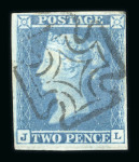 Stamp of Great Britain » 1841 2d Blue 1841 2d blue pl. 3 JL with good to large margins with