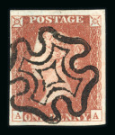 Stamp of Great Britain » 1840 1d Black and 1d Red plates 1a to 11 1841 1d pl. 9 SK, pl. 10 MH and pl. 11 AA  red printing