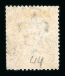 Stamp of Great Britain » 1854-70 Perforated Line Engraved 1857 1d pale rose on yellowish to cream paper perf.14, die II, alphabet III, pl. 37 used with MC of Whitehaven,