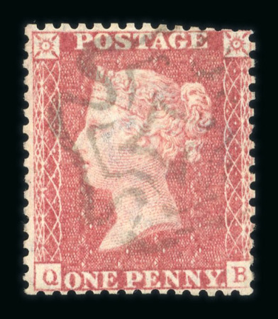 Stamp of Great Britain » 1854-70 Perforated Line Engraved 1854-7 small crown 1d red-brown perf.16, die I (S.G.