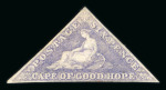 Stamp of South Africa » Cape of Good Hope 1855-63 6d pale rose-lilac on white paper mint with