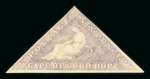 Stamp of South Africa » Cape of Good Hope 1855-63 6d pale rose-lilac on white paper, 2 unused