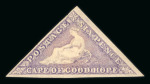 Stamp of South Africa » Cape of Good Hope 1855-63 6d deep rose-lilac on white paper mint, regummed,