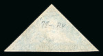 Stamp of South Africa » Cape of Good Hope 1855-63 6d slate-lilac on blued paper unused, a very