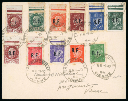 Stamp of France » Libération Poitiers : 1944, Mayer n° 1, n° 39-45 et n° 47-49,