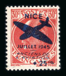 Stamp of France » Libération Nice : 1944, anciens de l'aviation Mayer n° 13-14 neufs