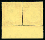 Stamp of Bermuda 1938-53 mint range on pages with 2/- x 7 incl. SG 116,